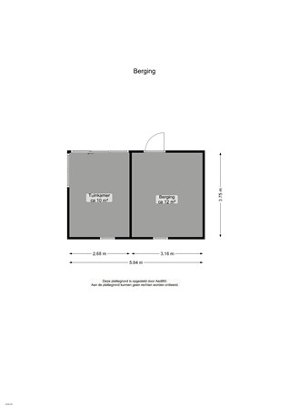 Floorplan - Het Bleekveld 5, 9828 RB Oostwold